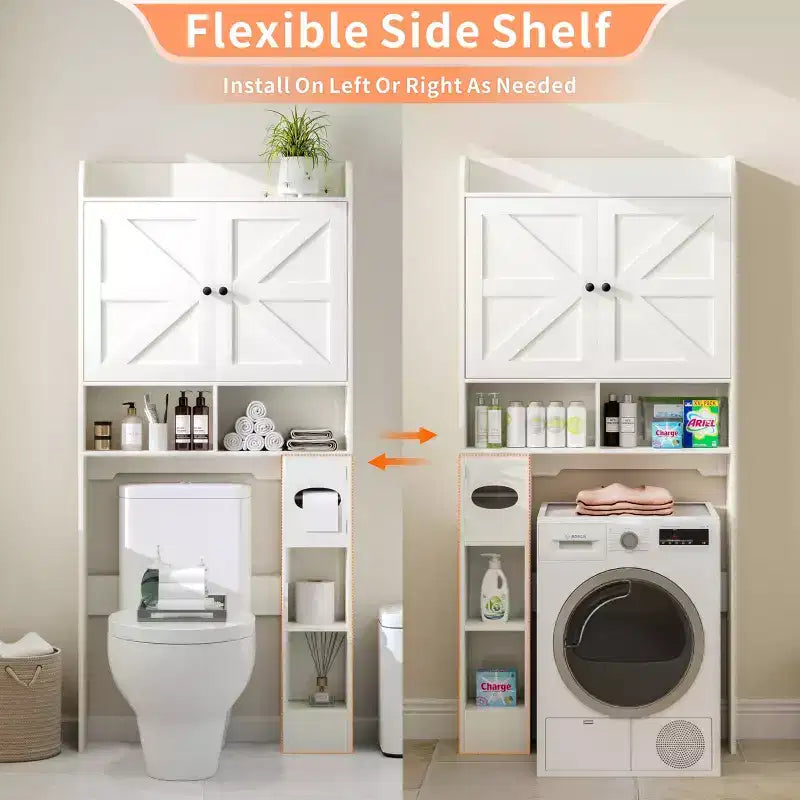Étagère de rangement au-dessus des toilettes de 32,3 pouces de large