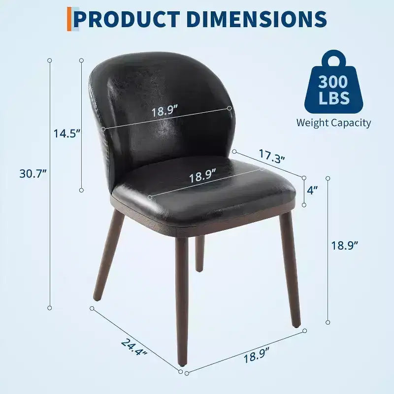 Chaise de cuisine moderne rembourrée