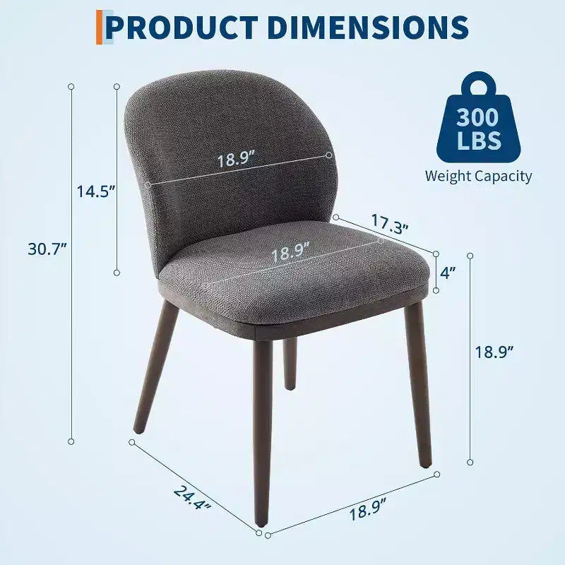 Chaise de cuisine moderne rembourrée