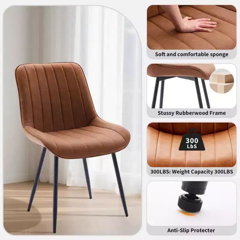 Chaise moderne confortable de style médiéval