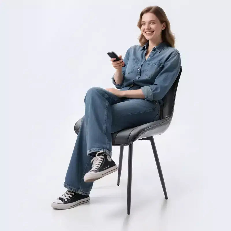Chaise moderne confortable de style médiéval