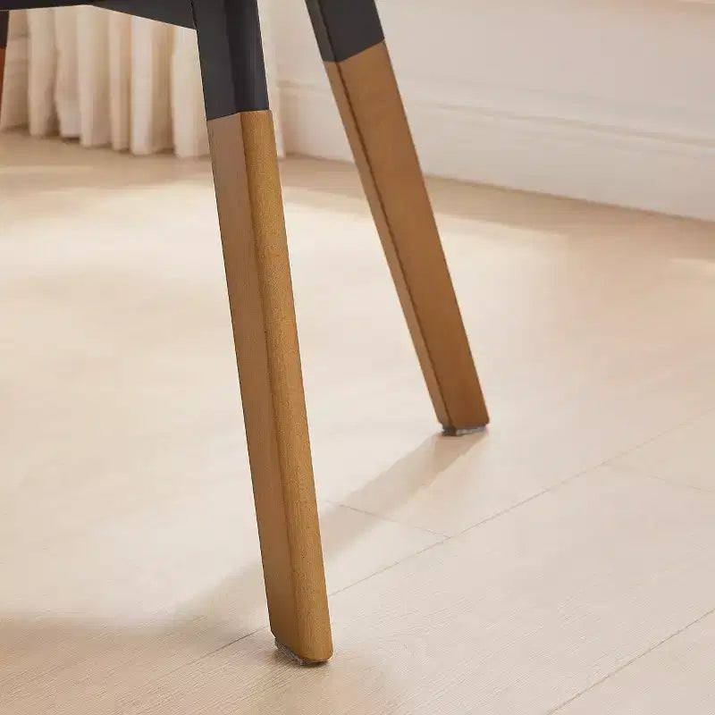 Chaise de salle à manger pivotante en similicuir style Mid-century Modern