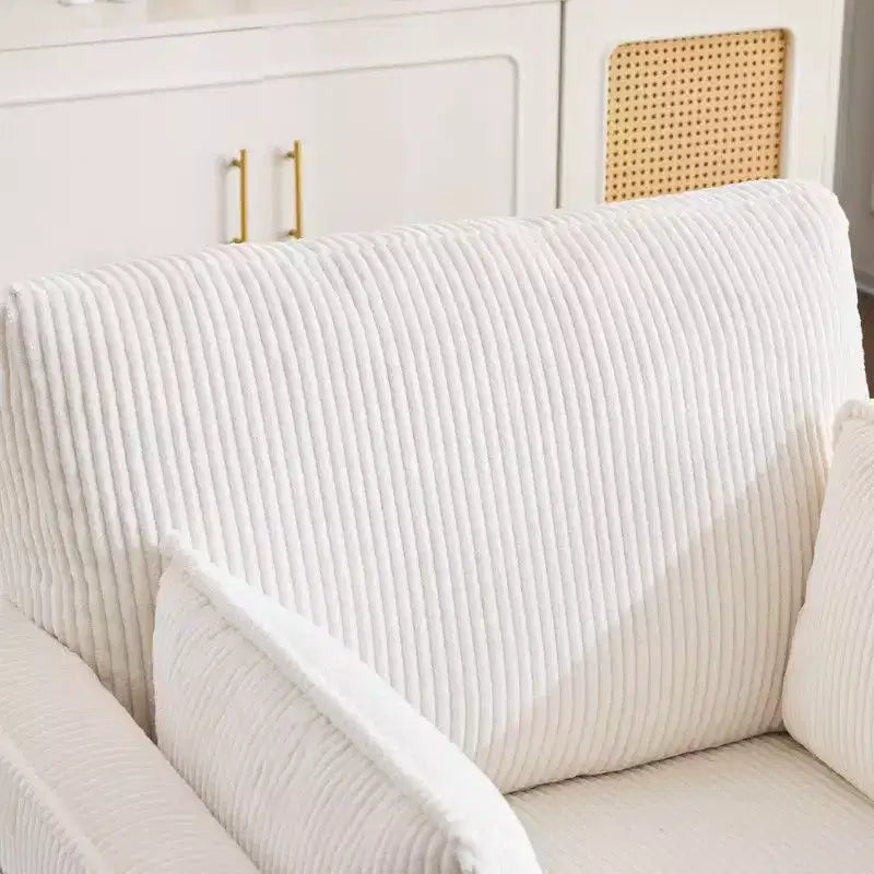 Fauteuil d'appoint moderne en velours côtelé pour salon ou chambre à coucher