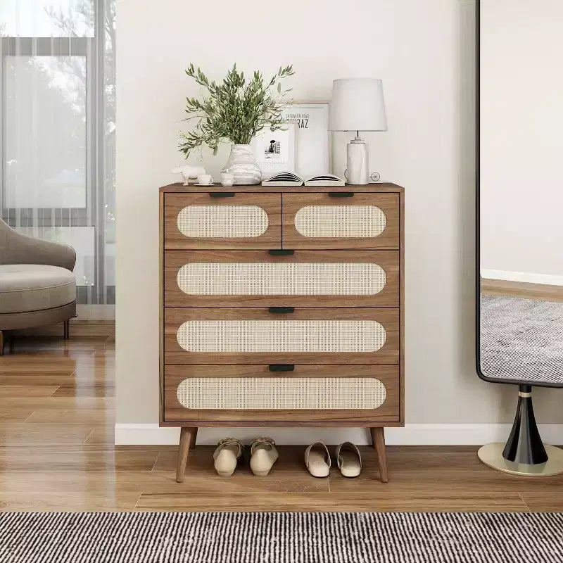 Commode de chambre à cinq tiroirs