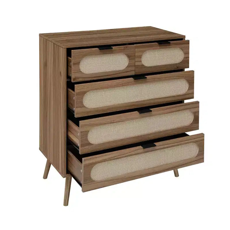 Commode de chambre à cinq tiroirs