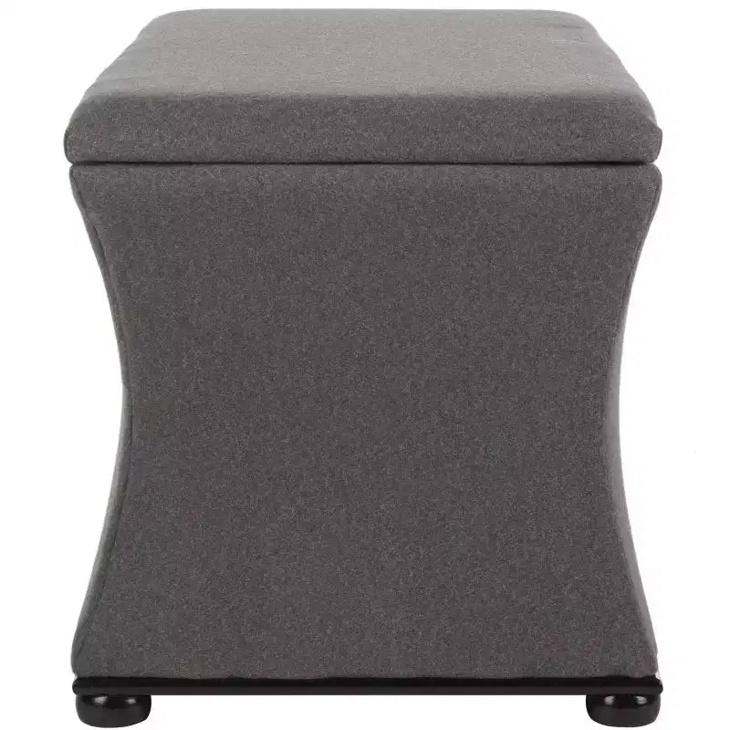 Banc de rangement gris