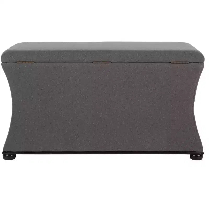 Banc de rangement gris