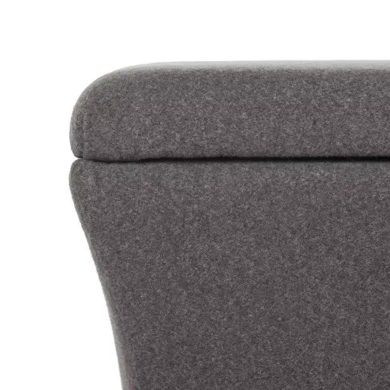 Banc de rangement gris