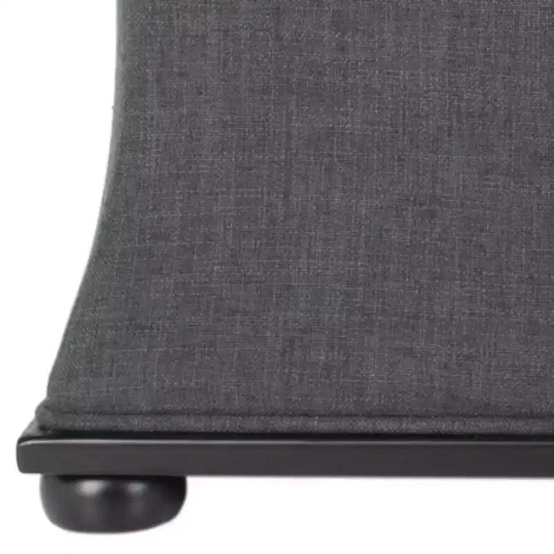 Banc de rangement gris