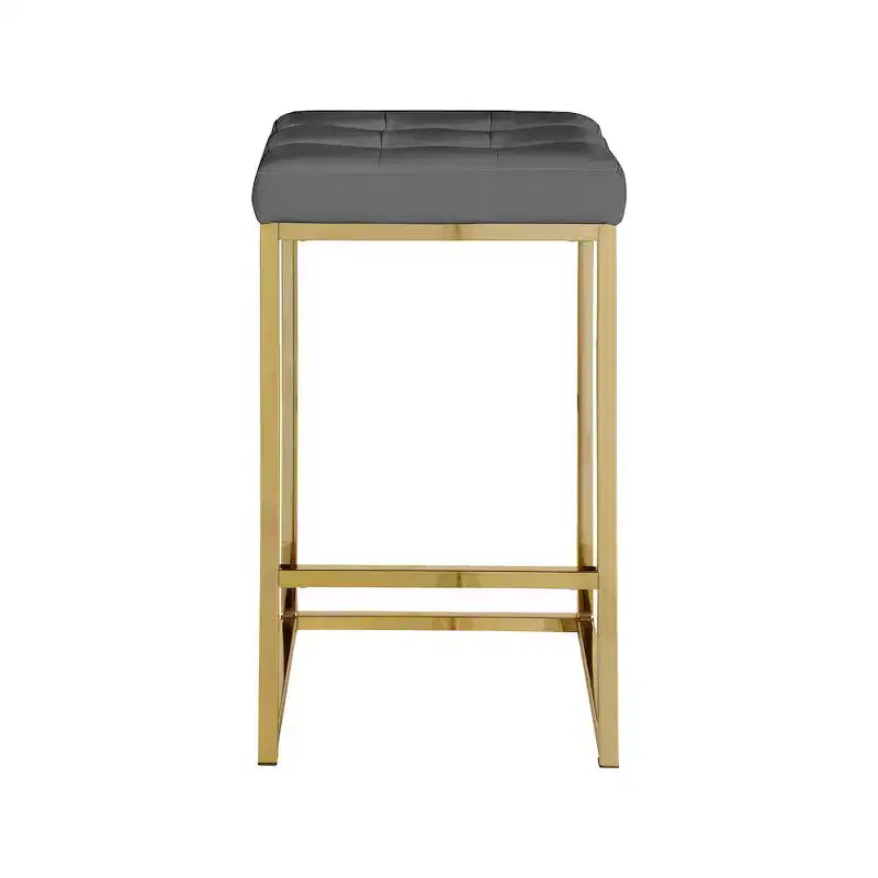 Tabouret en cuir végétalien