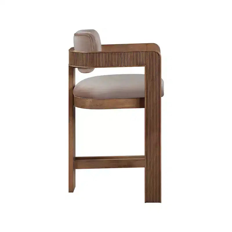 Tabouret en velours