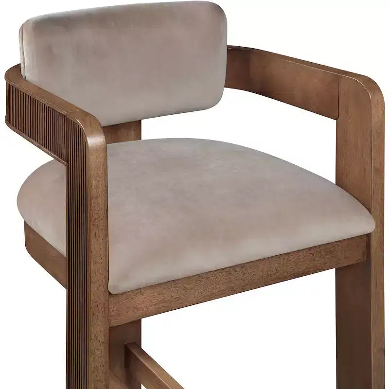 Tabouret en velours