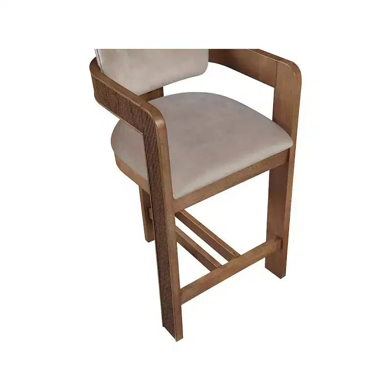 Tabouret en velours