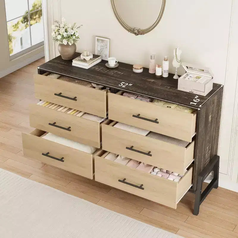 Commode autoportante de 52 pouces de large