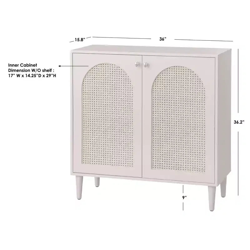 Porte en cannage moderne du milieu du siècle
