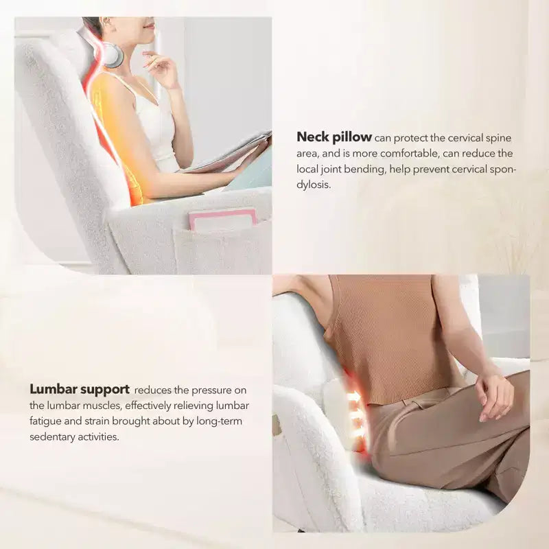 Fauteuil à bascule en tissu moelleux pour animaux de style moderne