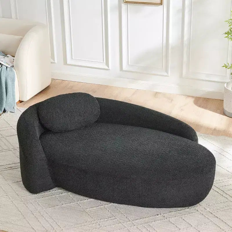 Chaise longue ovale moderne