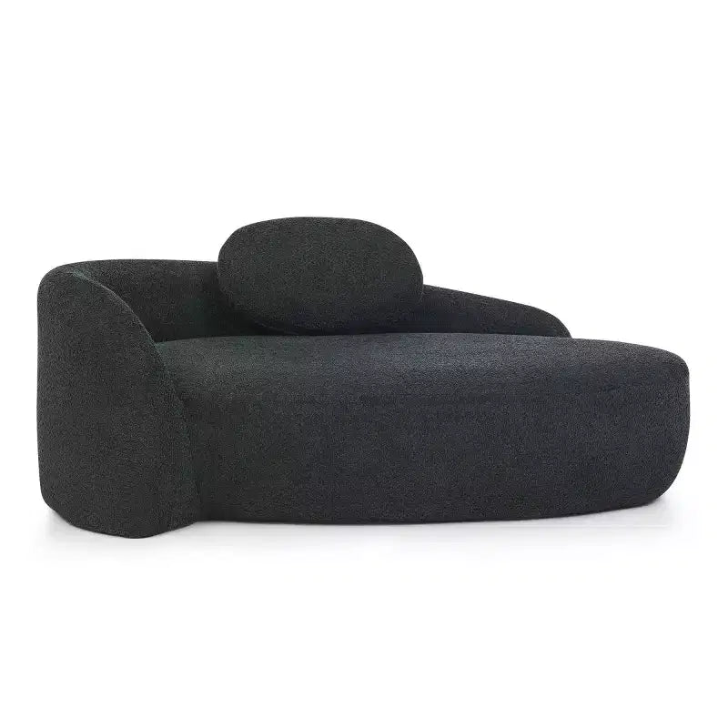 Chaise longue ovale moderne