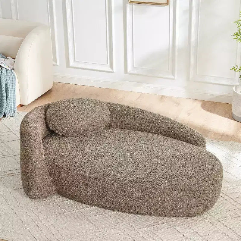 Chaise longue ovale moderne