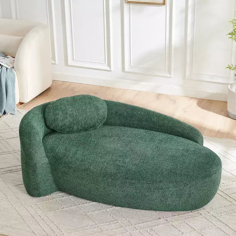 Chaise longue ovale moderne