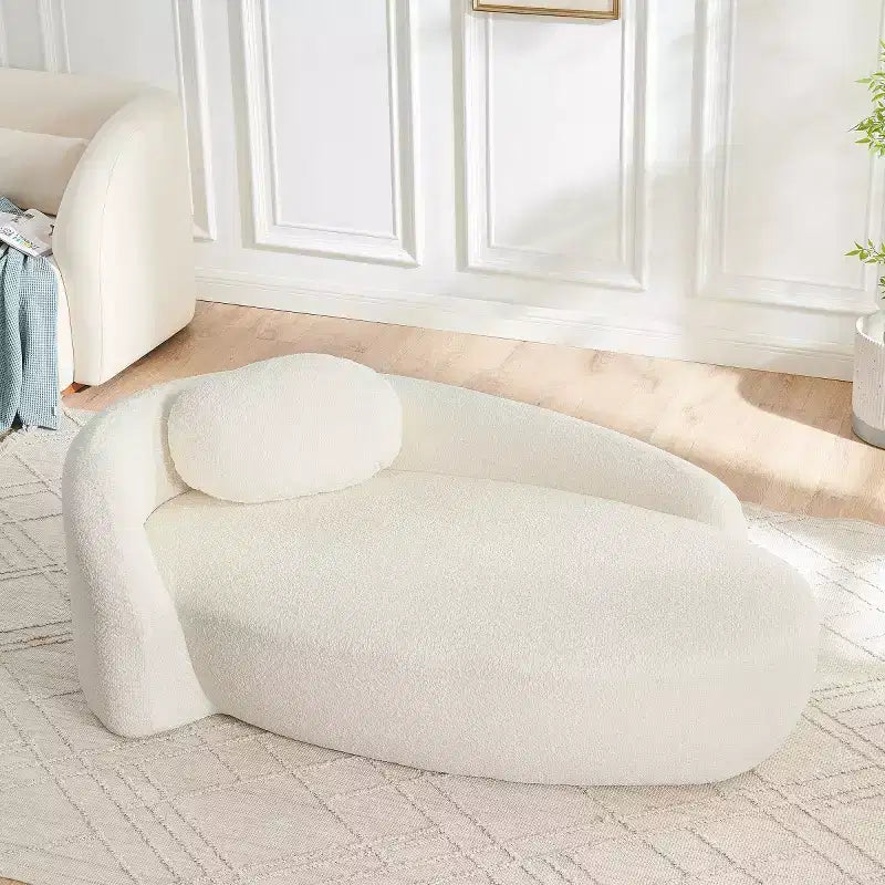 Chaise longue ovale moderne
