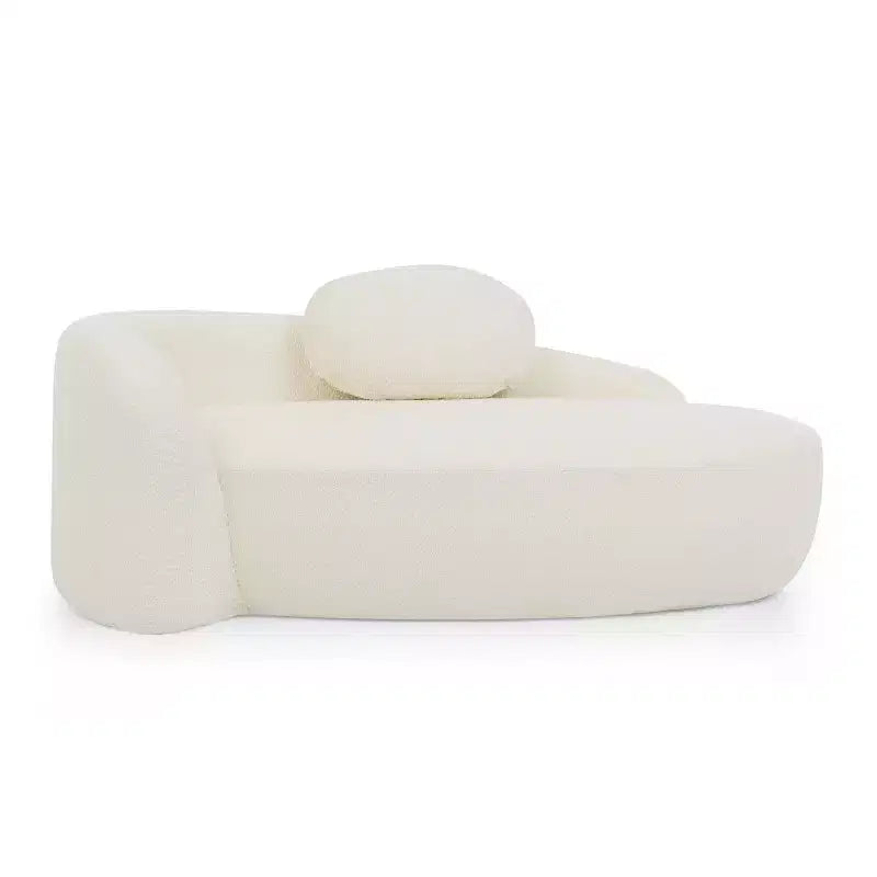 Chaise longue ovale moderne