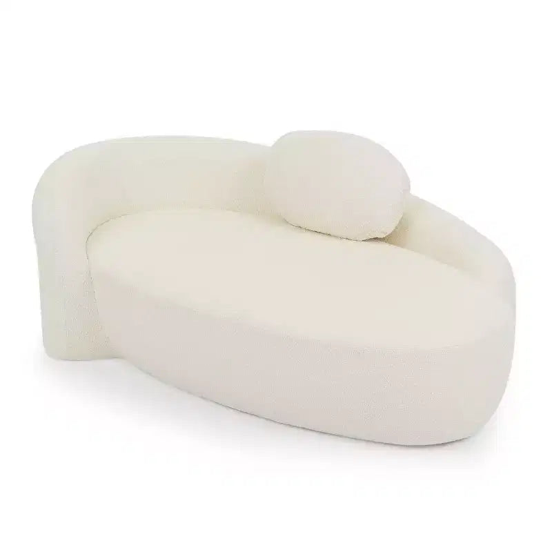 Chaise longue ovale moderne