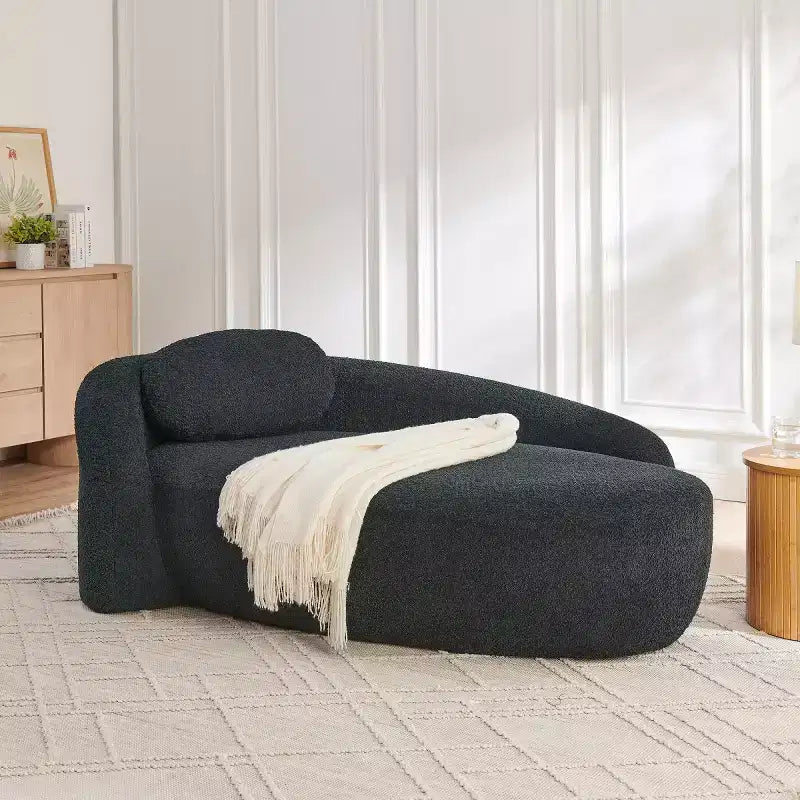 Chaise longue ovale moderne