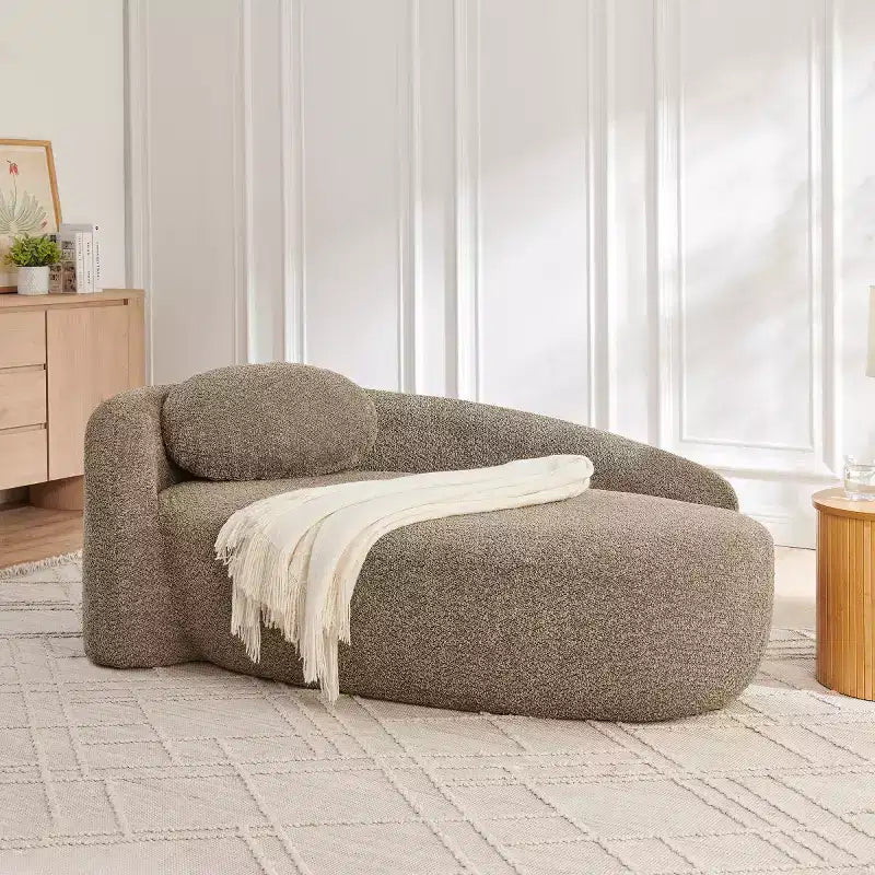 Chaise longue ovale moderne
