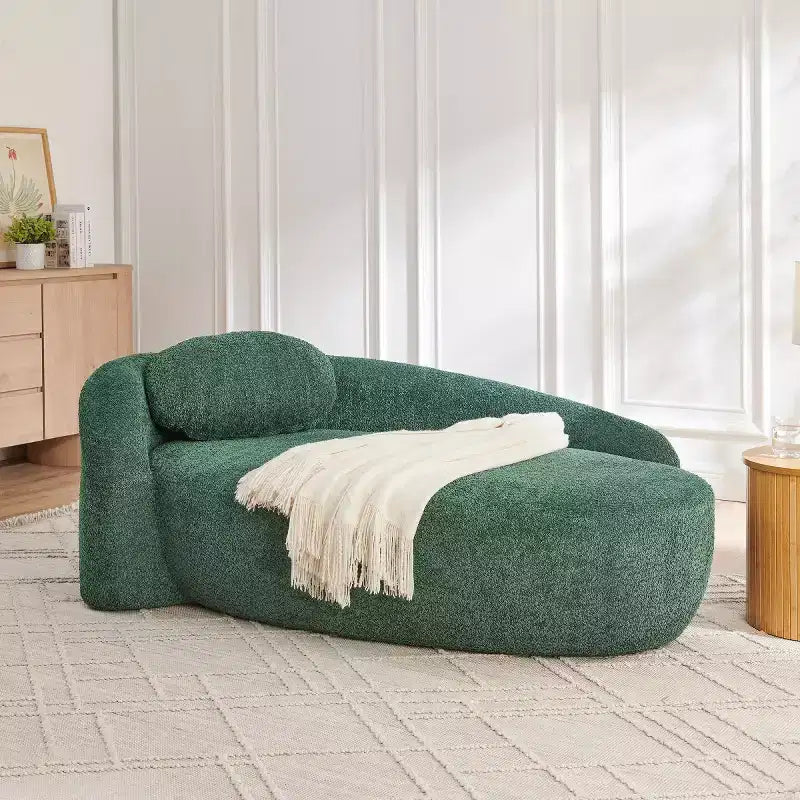 Chaise longue ovale moderne