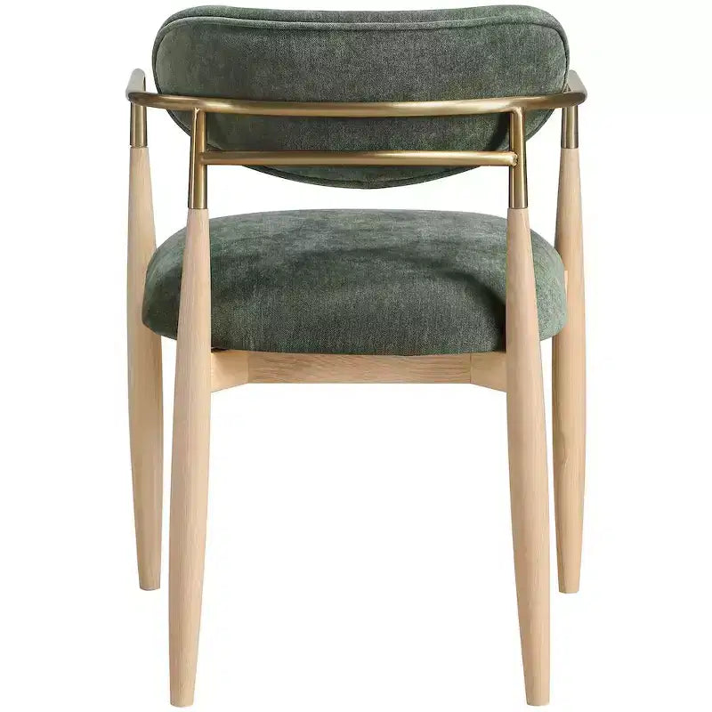 Chaise de salle à manger vert olive