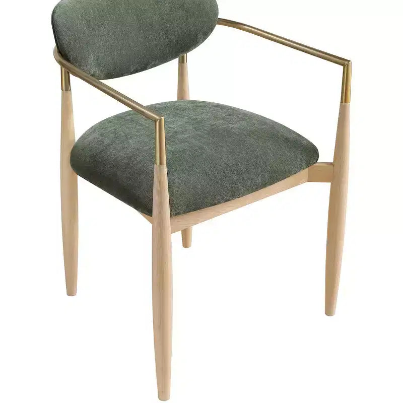 Chaise de salle à manger vert olive