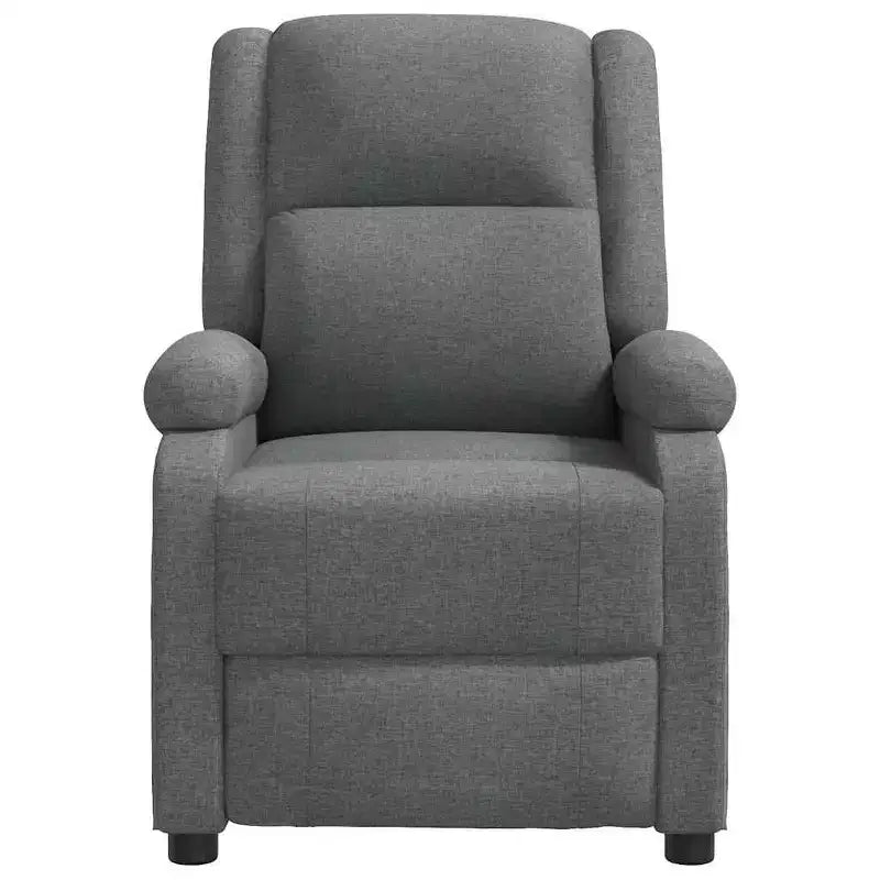 Fauteuil de massage en tissu crème, Fauteuil de massage simple en bois