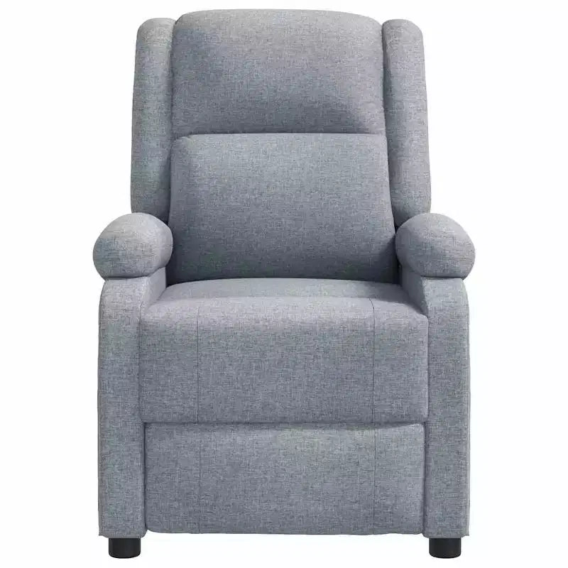Fauteuil de massage en tissu crème, Fauteuil de massage simple en bois