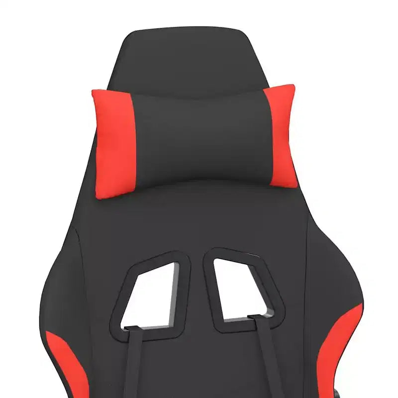 Chaise de jeu en tissu noir et crème (100 % polyester), métal, contreplaqué