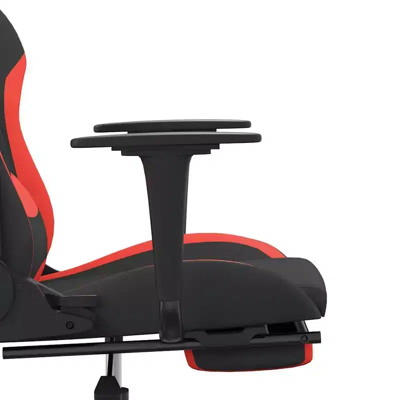 Chaise de jeu en tissu noir et crème (100 % polyester), métal, contreplaqué