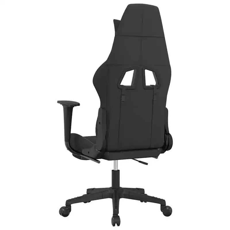 Chaise de jeu en tissu noir et crème (100 % polyester), métal, contreplaqué