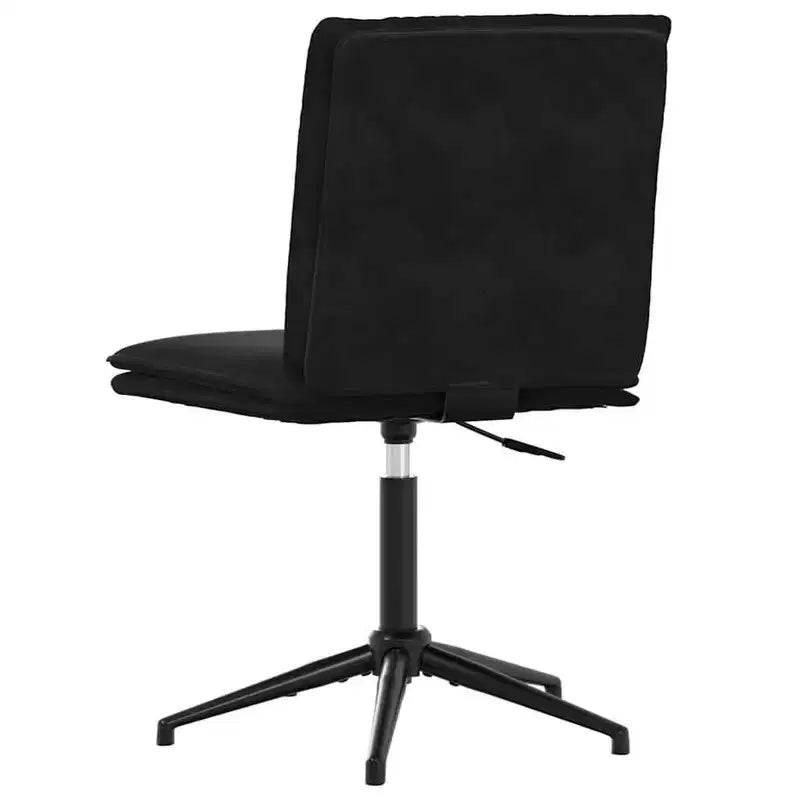 Chaise de salle à manger en velours noir