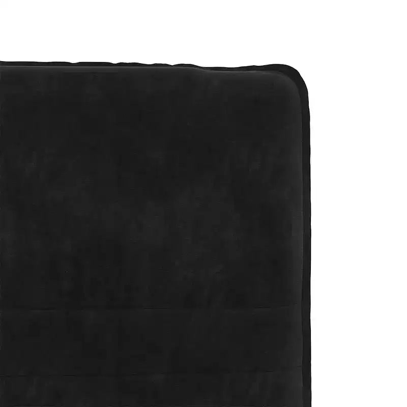 Chaise de salle à manger en velours noir
