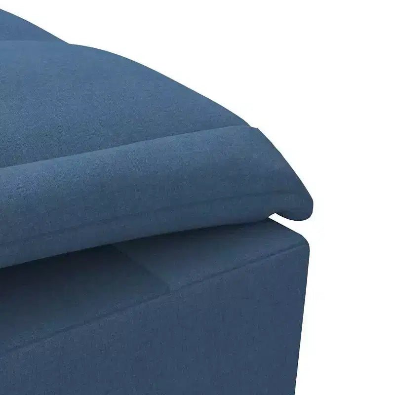 Chauffeuse de massage en tissu bleu (100 % polyester) Individuel