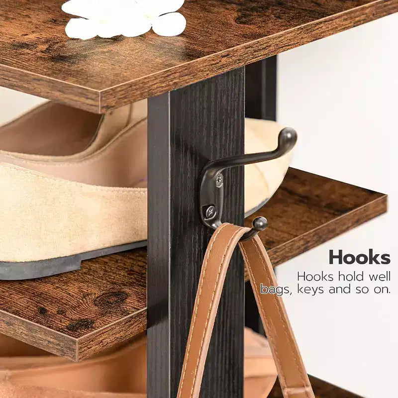 Étagère à chaussures en bois