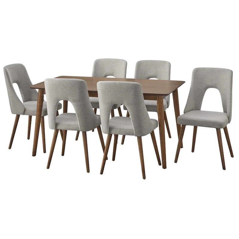 Lifestorey Clover Mid-Century Modern Dining Set