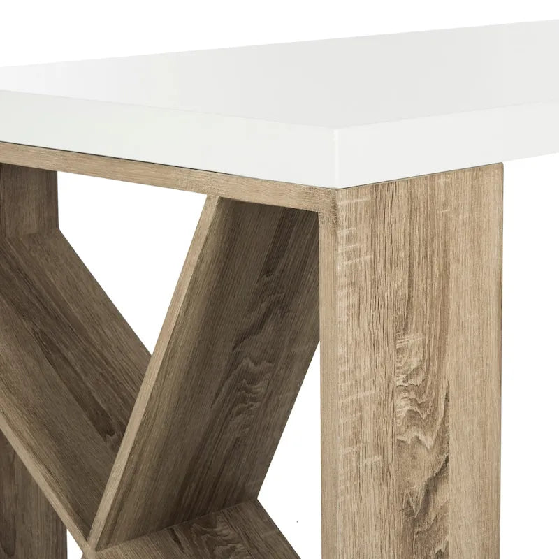 SAFAVIEH Shelba Modern Scandinavian Storage Lacquer Desk
