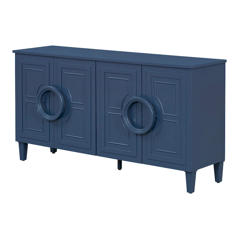 59 4-Door Console Table with Round Handles