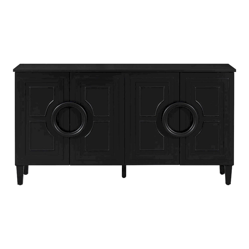 59 4-Door Console Table with Round Handles