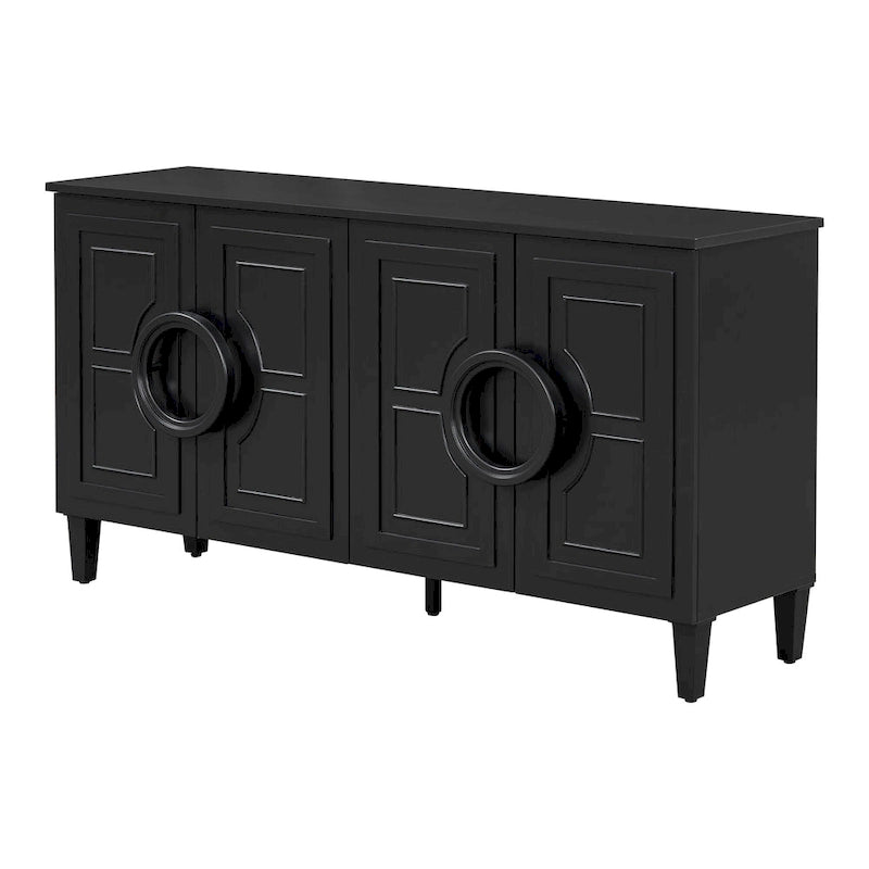 59 4-Door Console Table with Round Handles