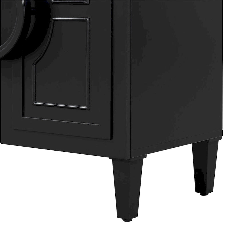 59 4-Door Console Table with Round Handles