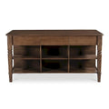 NADAAL STUDIOS Cove, Wooden Kitchen Island with Storage - 72W x40.5D x36.5H