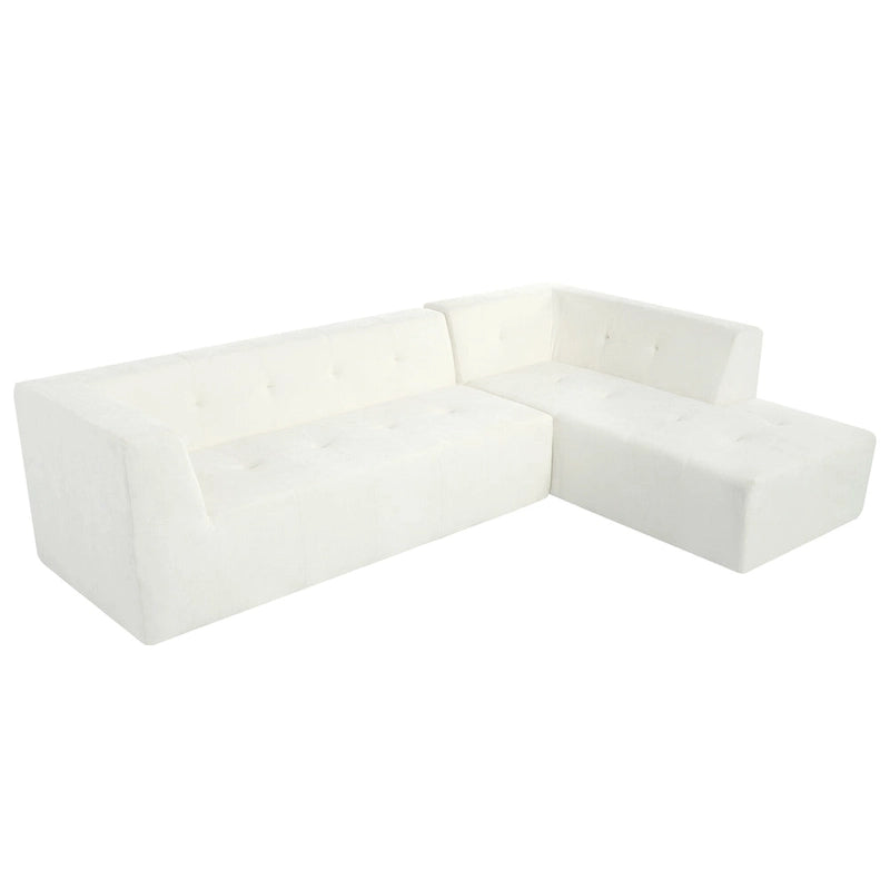 L-Shaped Modular Modular Combination Living Room Sofa Set Modern Minimalist Sofa, Upholstered Deep Seat Couches