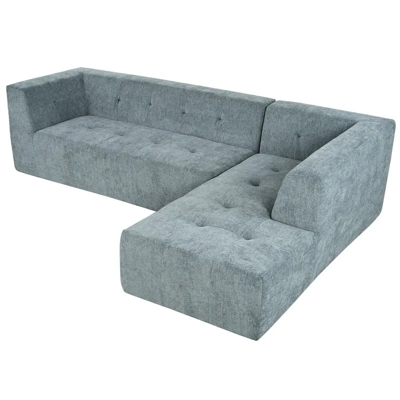 L-Shaped Modular Modular Combination Living Room Sofa Set Modern Minimalist Sofa, Upholstered Deep Seat Couches